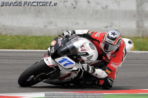 2008-05-11 Monza 2515 Supersport - Miguel Praia - Honda CBR600RR